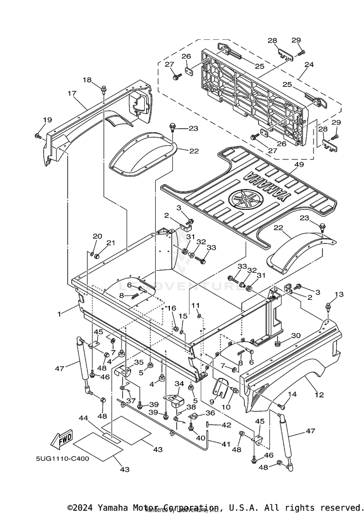 Carrier RHINO 660 - YXR660FAS - 2004 Schematic