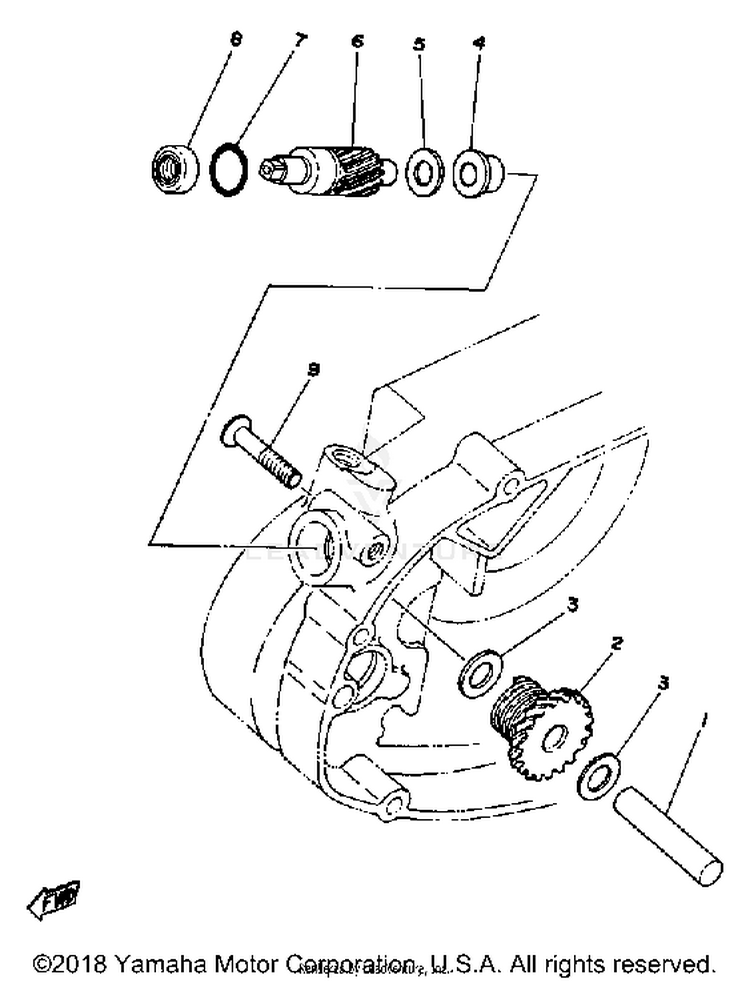 Tachometer Gear Schematic