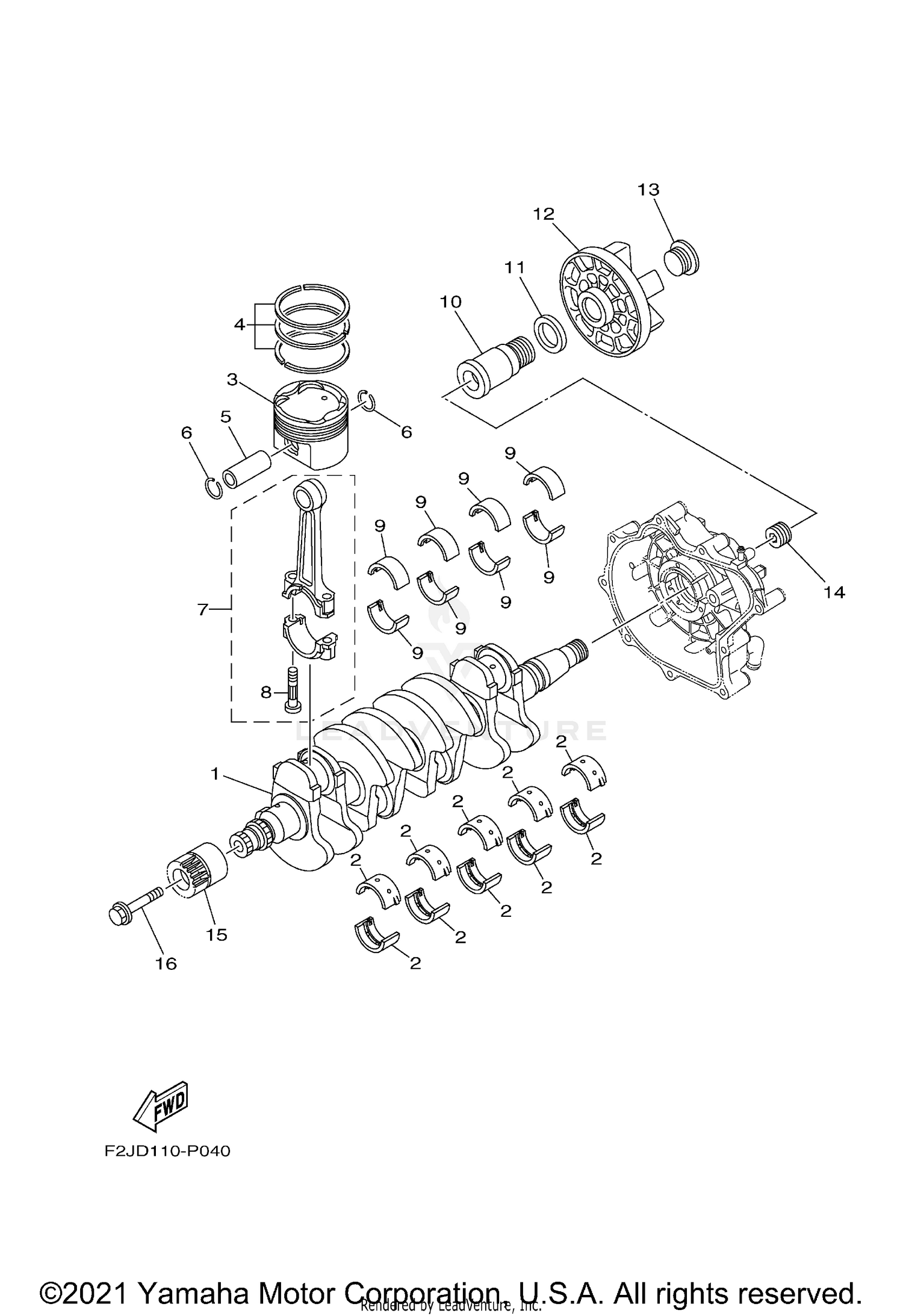 CRANKSHAFT PISTON