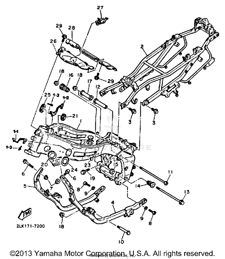 Frame Noncalifornia Model Schematic