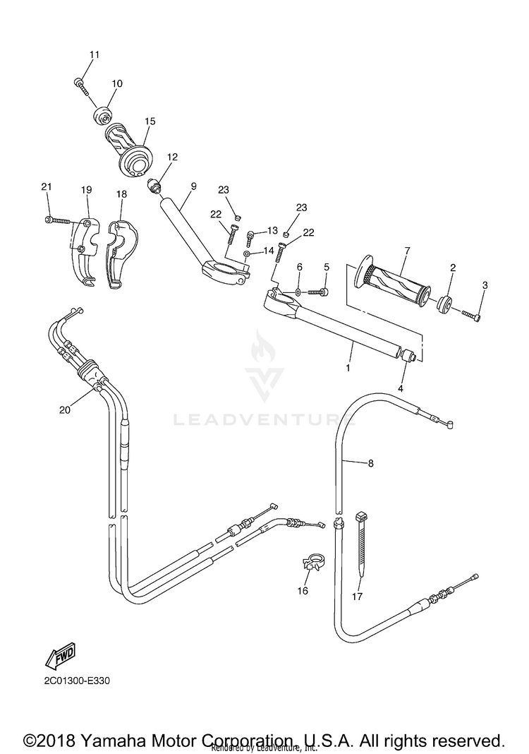 Steering Handle Cable Schematic
