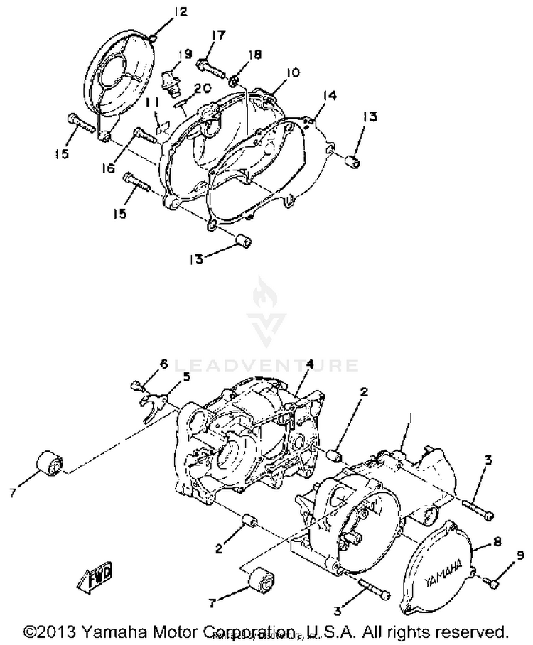 Crankcase Schematic