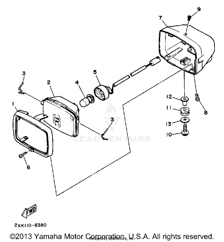 Headlight Schematic