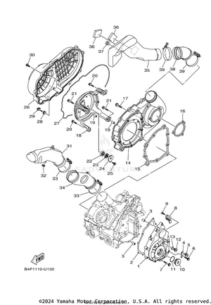 Crankcase Cover 1 Schematic