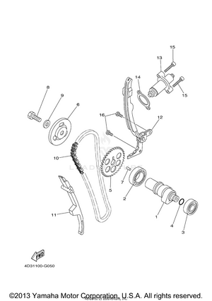 Camshaft Chain Schematic