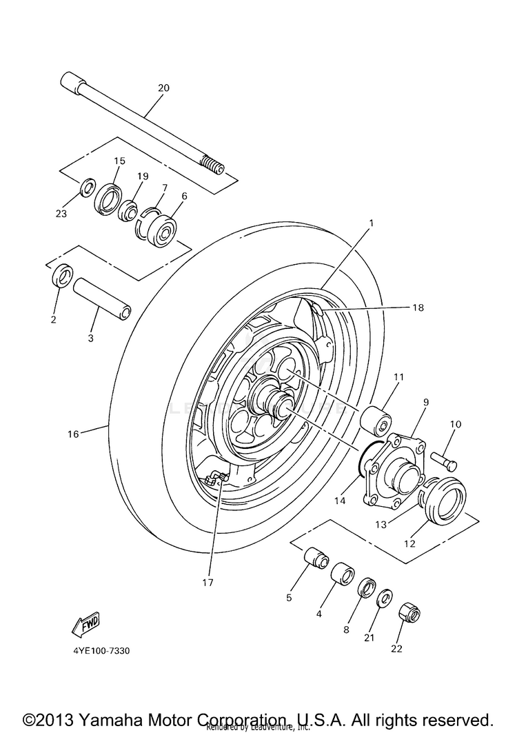 Rear Wheel Schematic