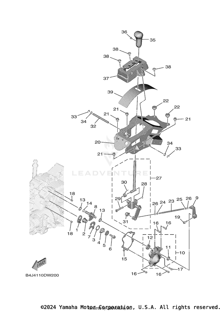 Shift Shaft Schematic