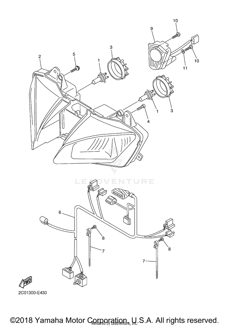 Headlight Schematic