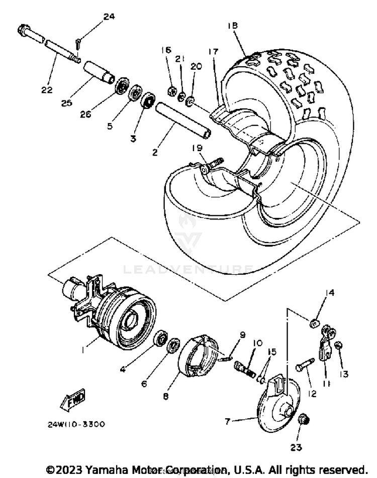 Front Wheel Schematic