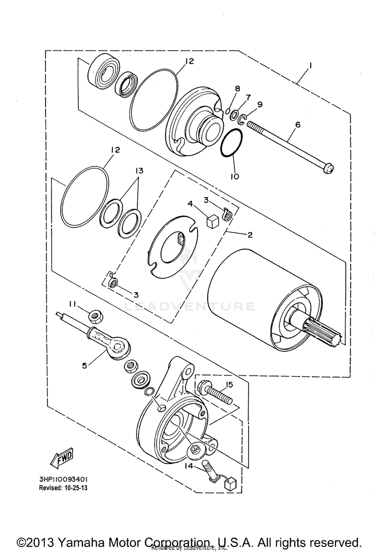 Starting Motor Schematic