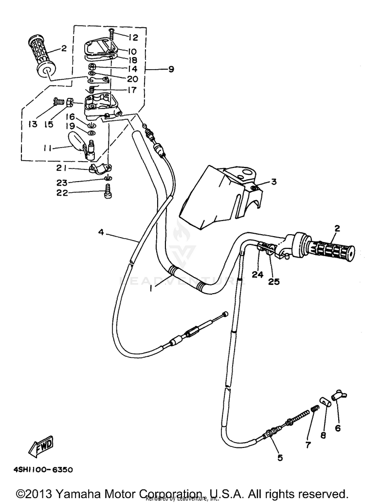 Steering Handle Cable Schematic