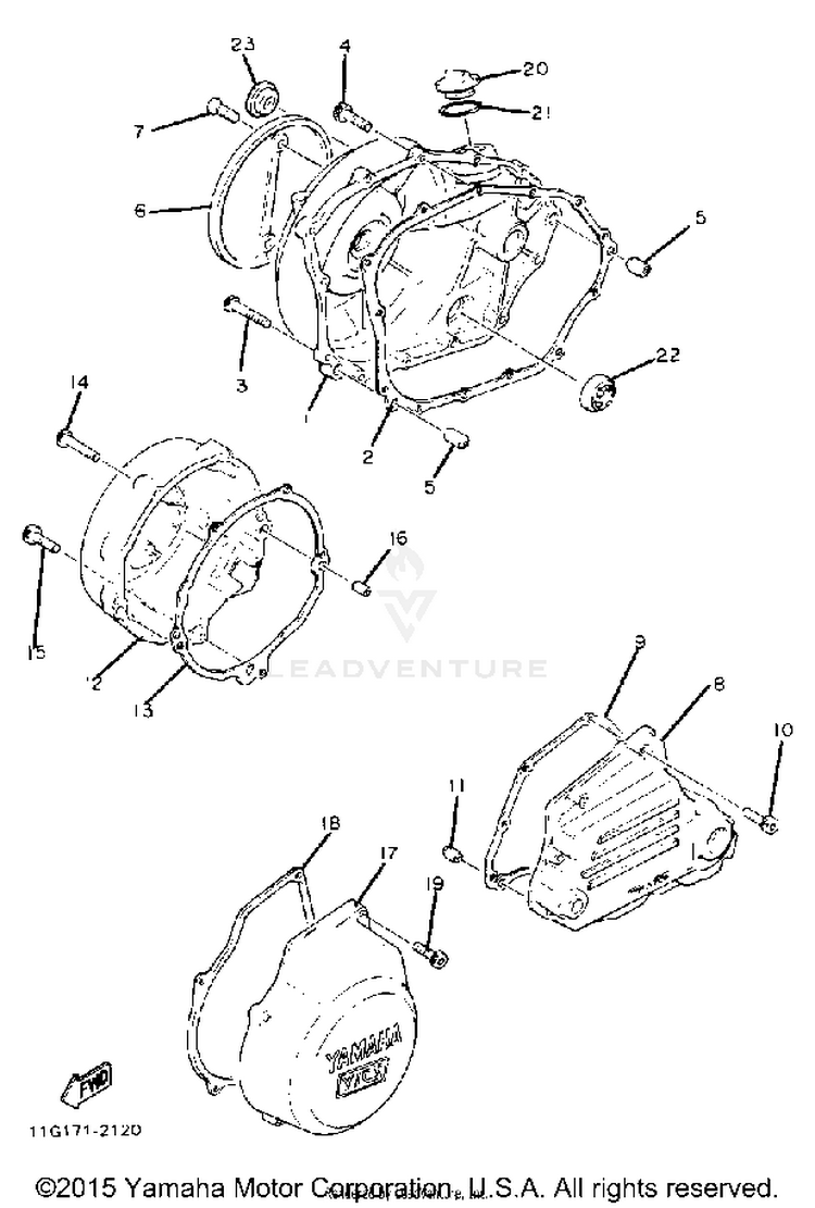Crankcase Cover Schematic