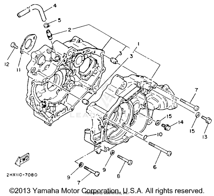 Crankcase Schematic