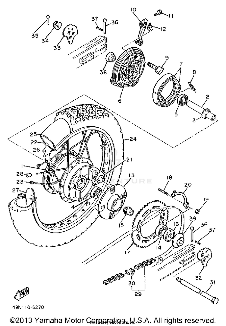 Rear Wheel Schematic