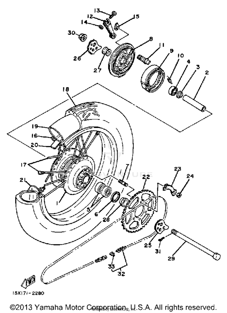 Rear Wheel Schematic