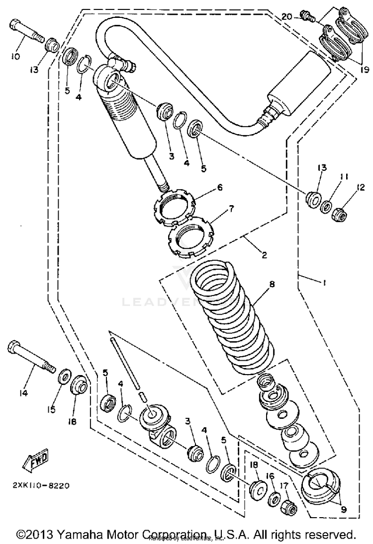 Rear Shocks Schematic