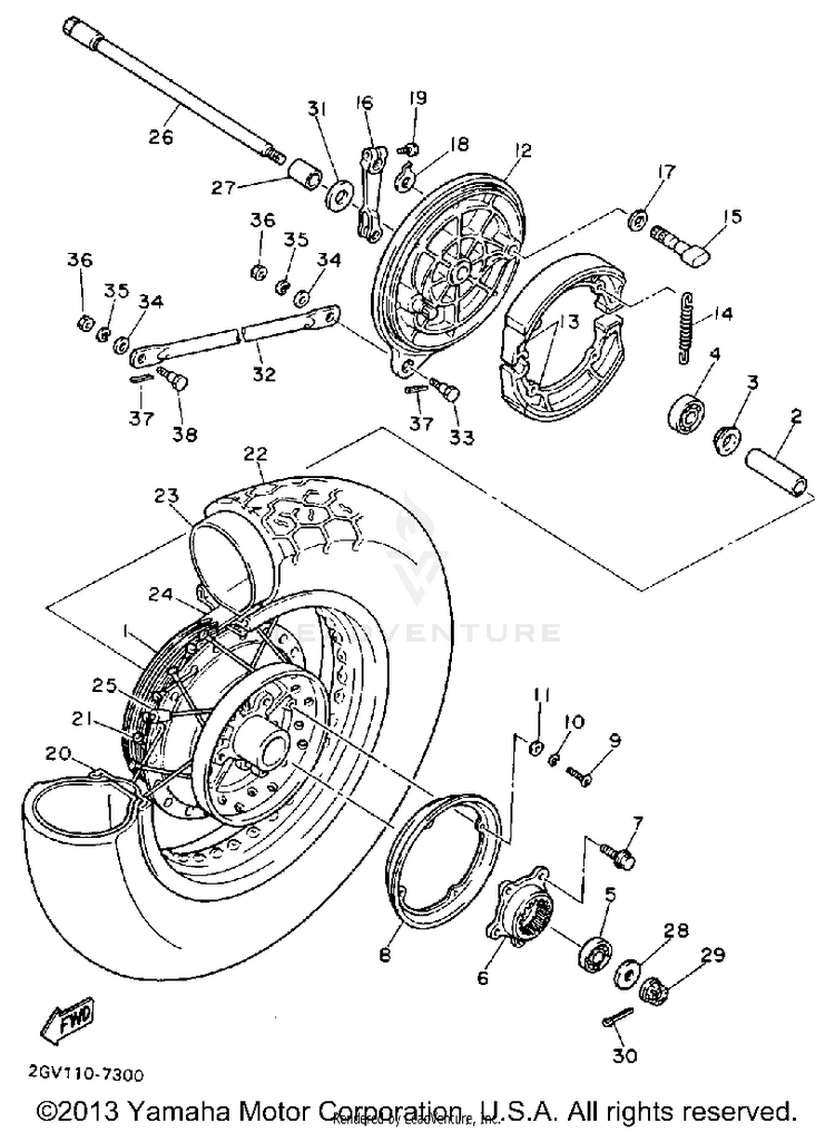 Rear Wheel Schematic