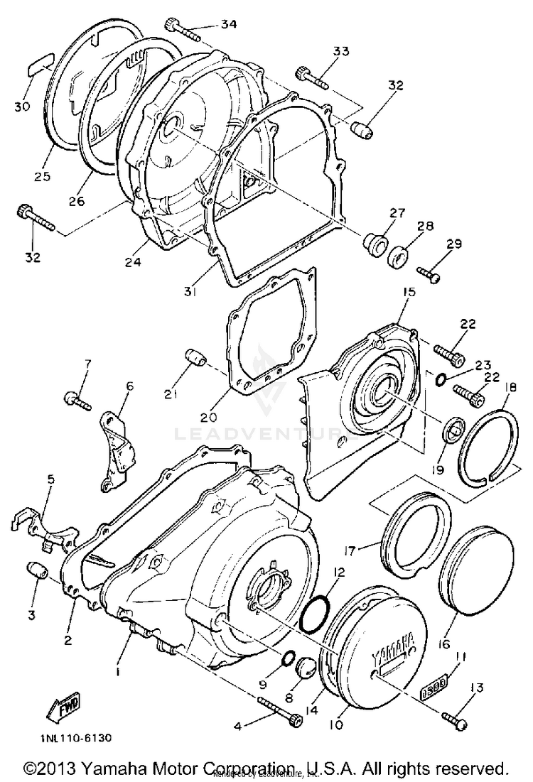 Crankcase Cover Schematic