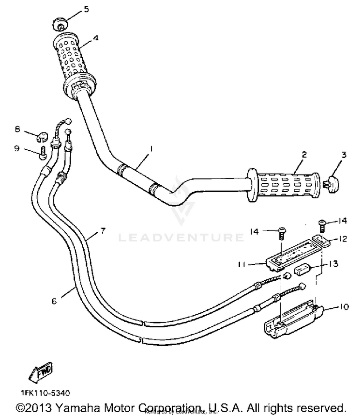 Handlebar Cable Schematic
