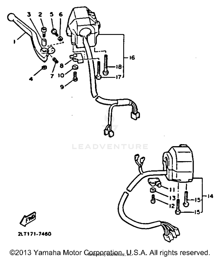 Handle Switch Lever Schematic