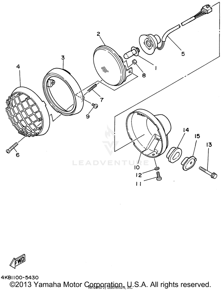 Headlight Schematic