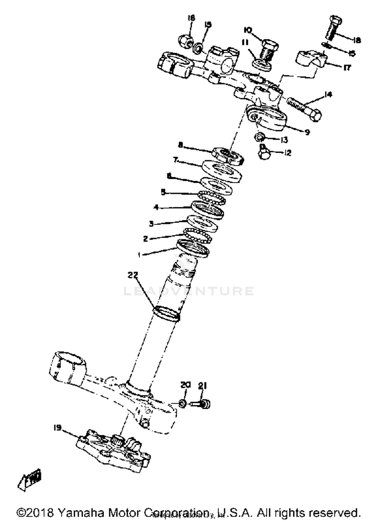 Steering AT3_CT3 - AT2 - 1972 Schematic