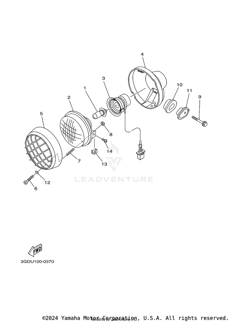 Headlight Schematic