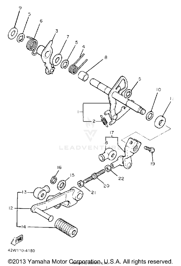Shift Shaft Schematic
