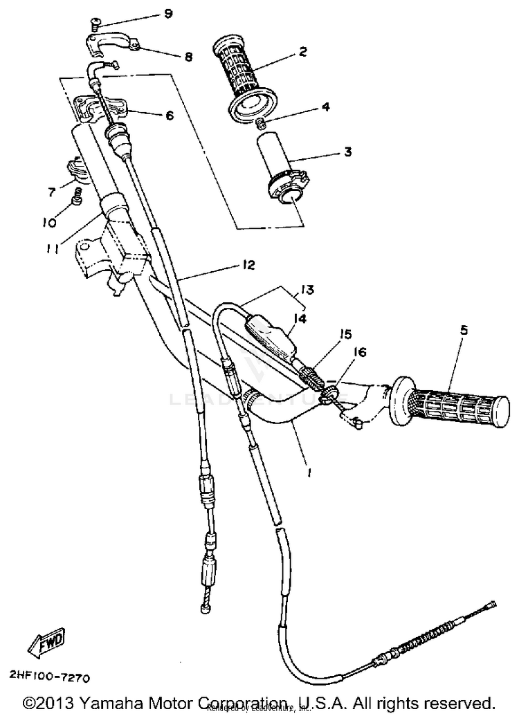 Handlebar-Cable Schematic