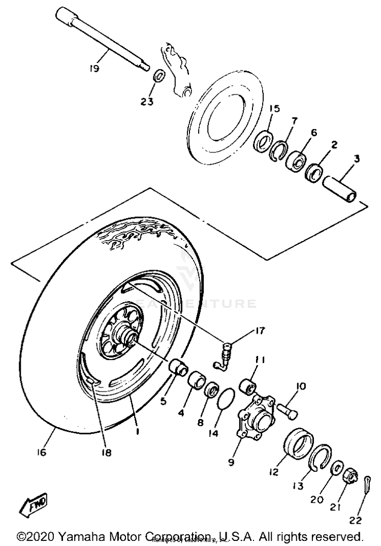 Rear Wheel Schematic