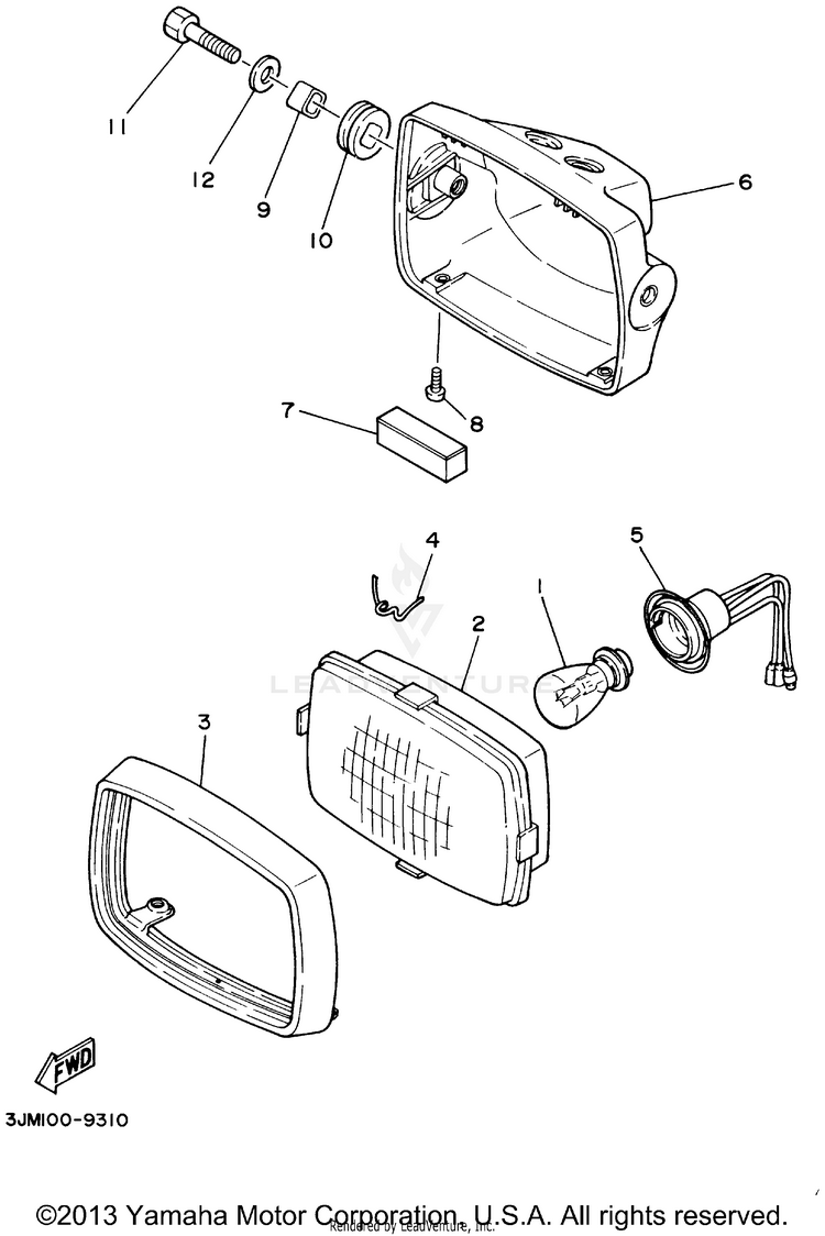 Headlight Schematic