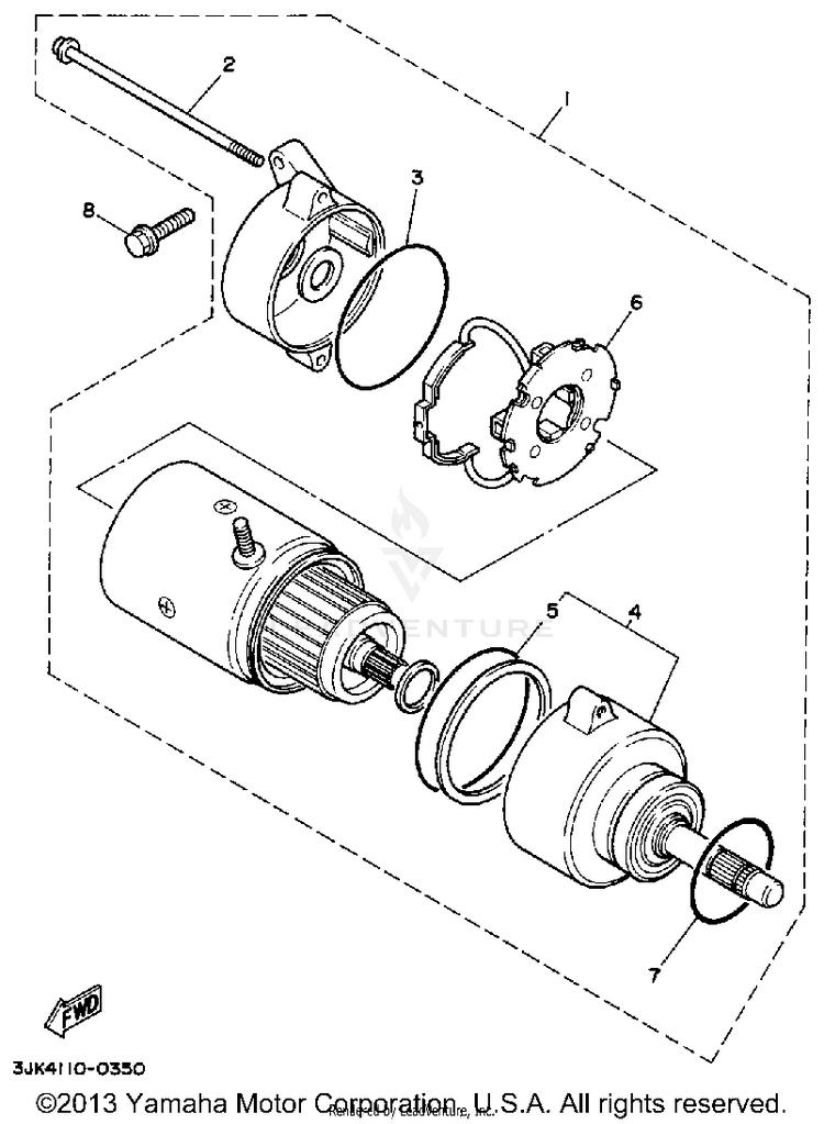 Starting Motor Schematic