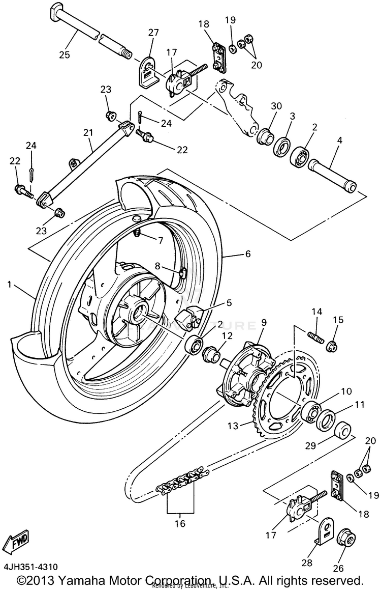 Rear Wheel Schematic