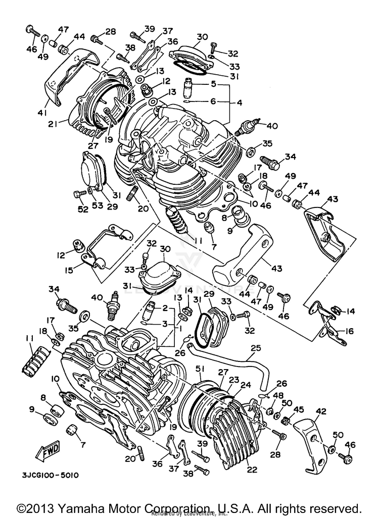 Cylinder Head Schematic