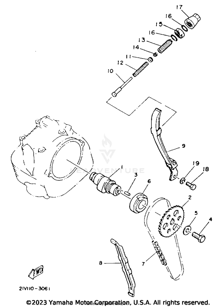 Camshaft - Chain Schematic
