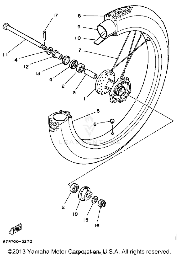 Front Wheel Schematic
