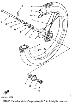 Front Wheel Schematic