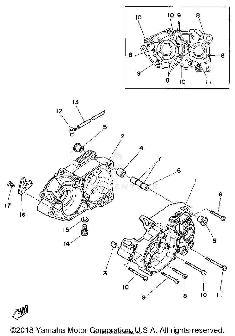 Crankcase Schematic