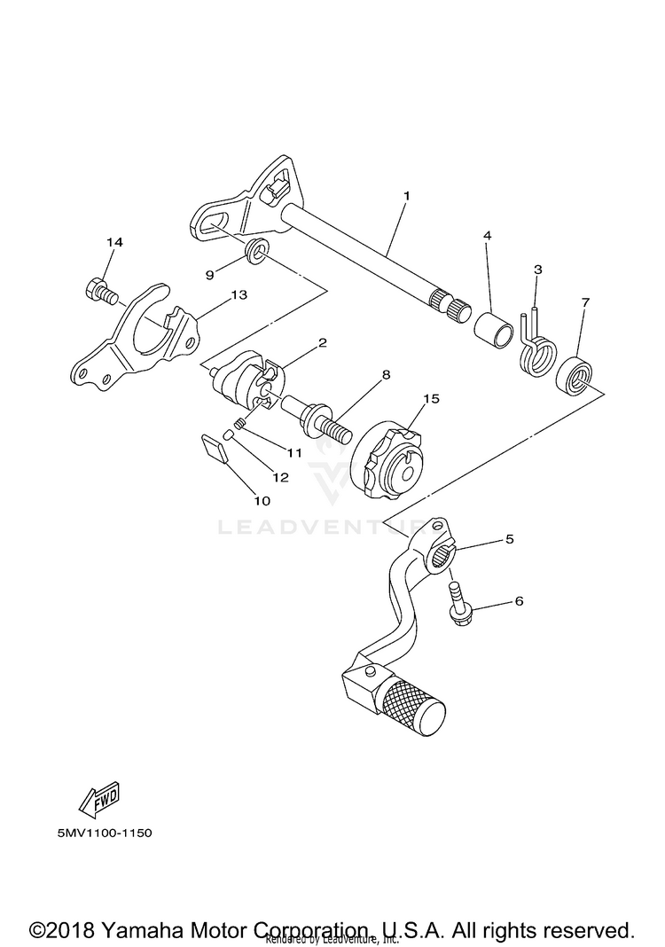 Shift Shaft Schematic