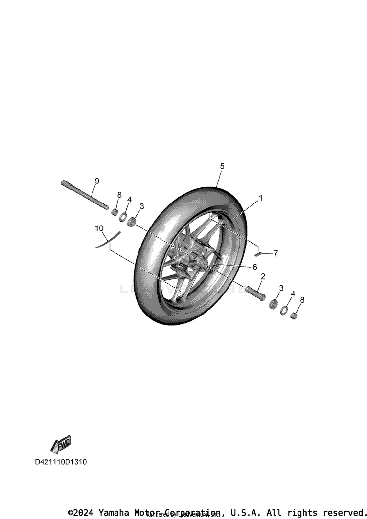 Front Wheel Schematic