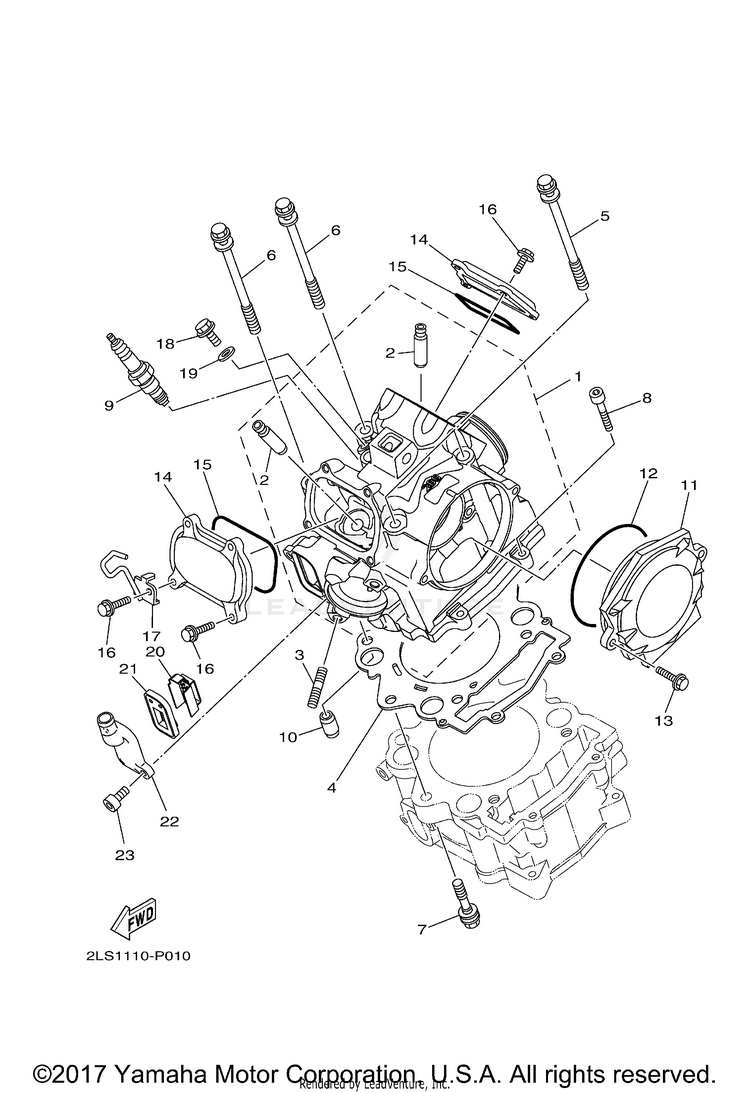 Cylinder Head Schematic