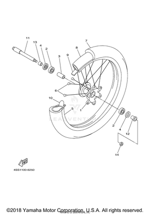 Front Wheel Schematic
