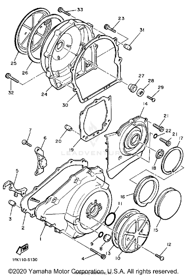 Crankcase Cover Schematic