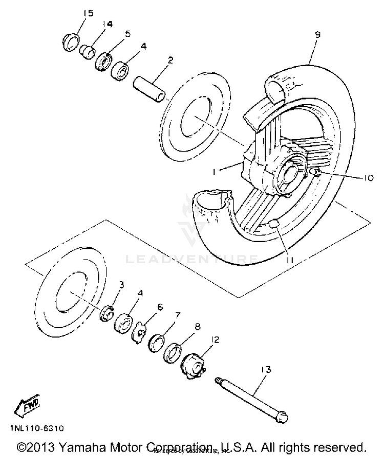 Front Wheel Schematic