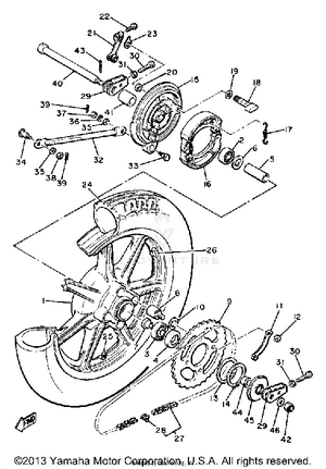Rear Wheel Schematic