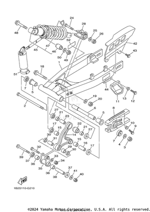 Rear Arm Suspension Ley Schematic