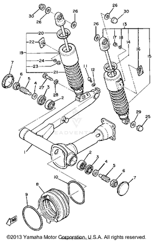 Rear Arm Suspension Schematic