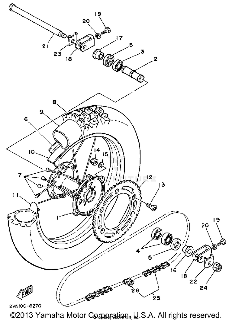 Rear Wheel Schematic
