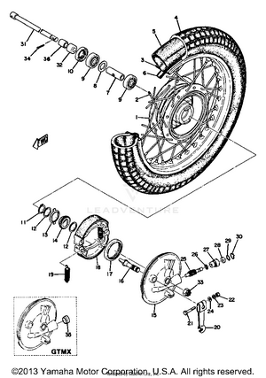 Front Wheel Schematic