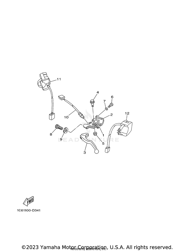 Handle Switch & Lever Schematic